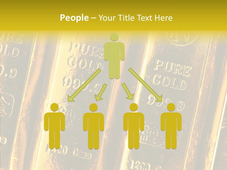 Bars Gold PowerPoint Template