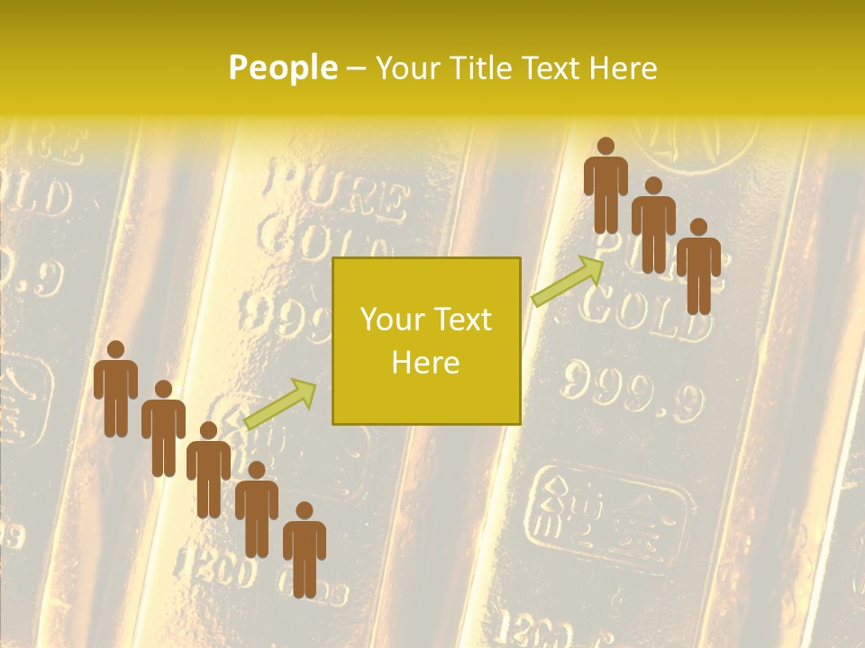 Bars Gold PowerPoint Template