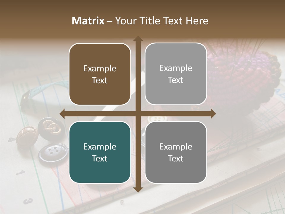 Things In Sewing PowerPoint Template