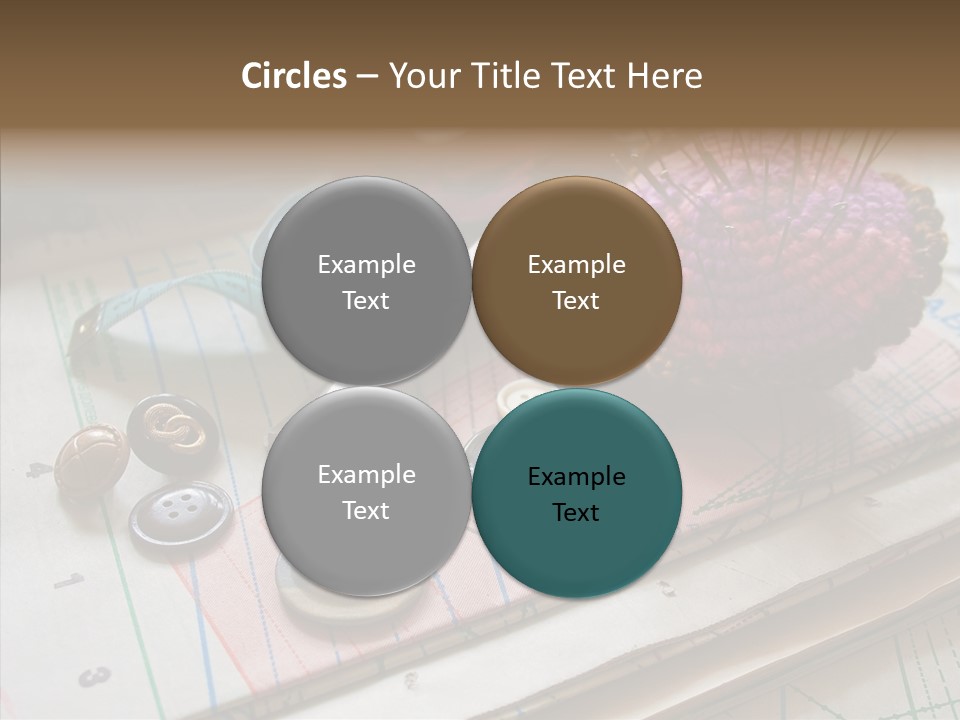 Things In Sewing PowerPoint Template