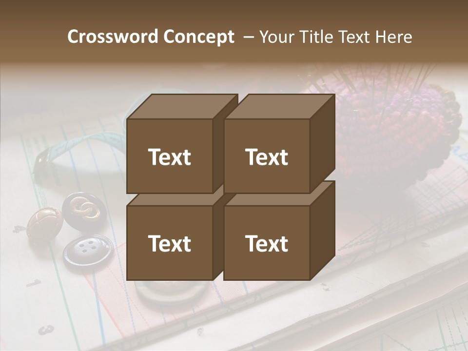 Things In Sewing PowerPoint Template