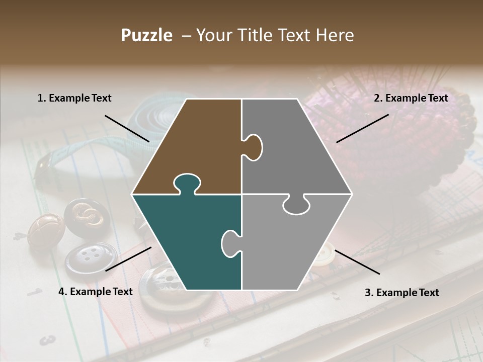 Things In Sewing PowerPoint Template