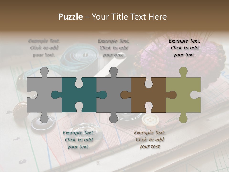 Things In Sewing PowerPoint Template