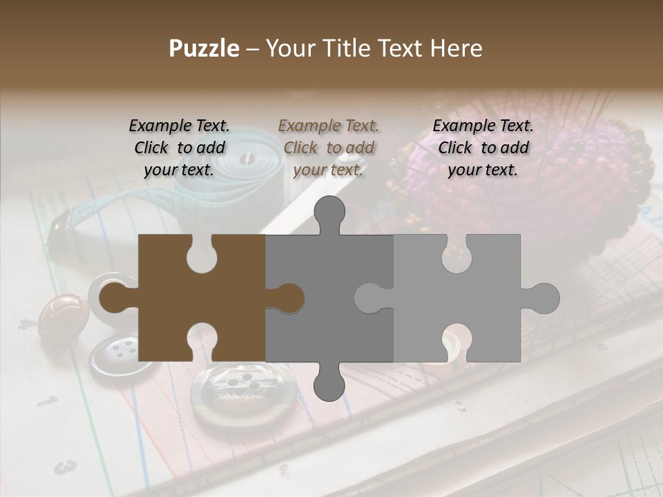 Things In Sewing PowerPoint Template