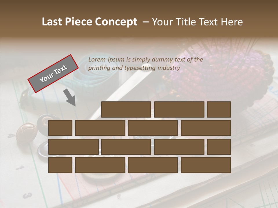 Things In Sewing PowerPoint Template