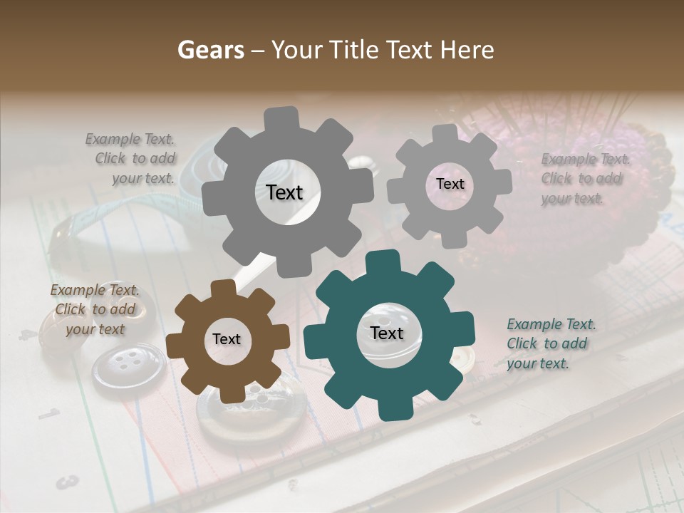 Things In Sewing PowerPoint Template