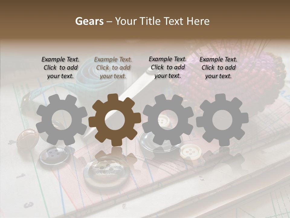 Things In Sewing PowerPoint Template