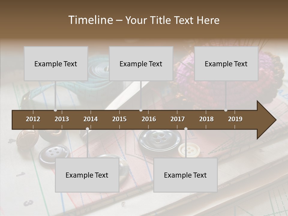 Things In Sewing PowerPoint Template