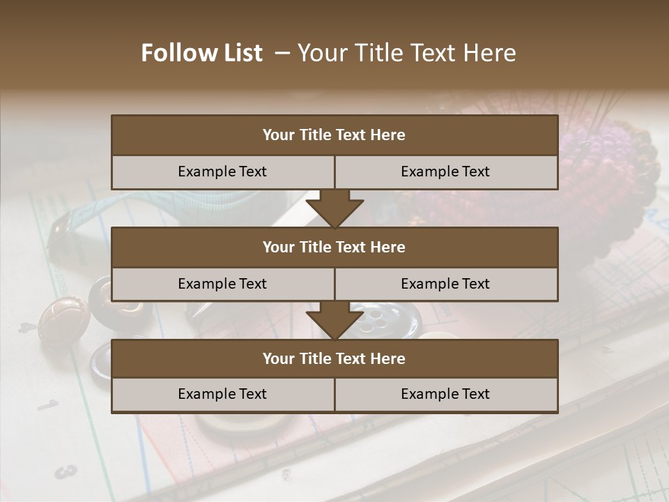 Things In Sewing PowerPoint Template
