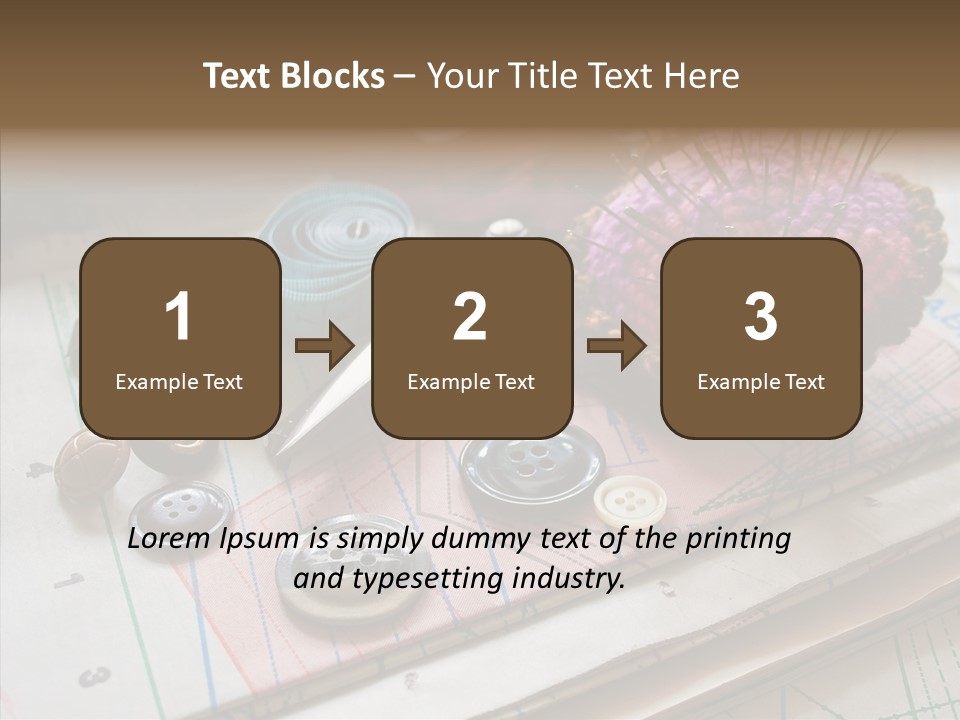 Things In Sewing PowerPoint Template