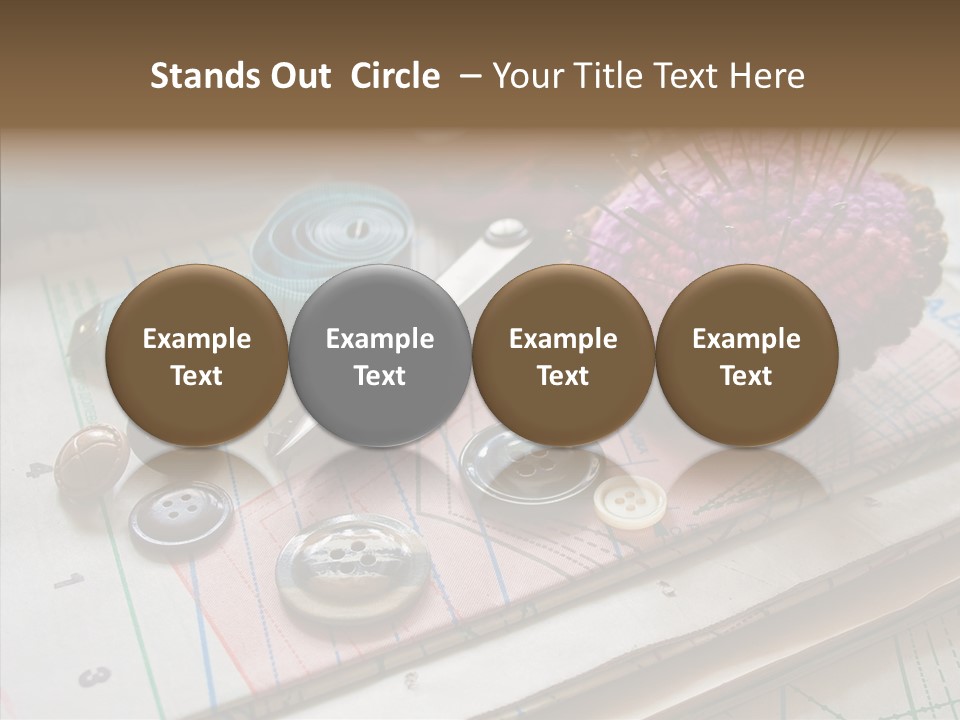 Things In Sewing PowerPoint Template