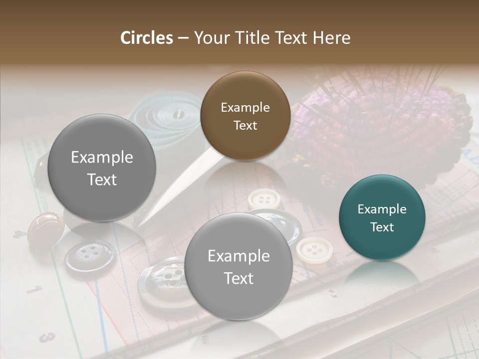 Things In Sewing PowerPoint Template