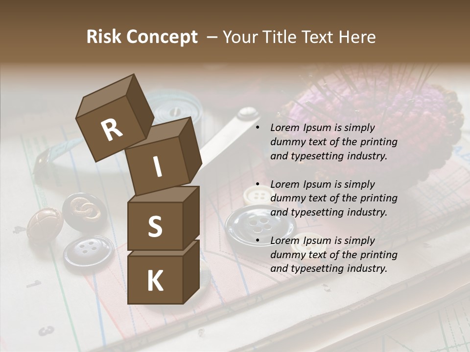 Things In Sewing PowerPoint Template