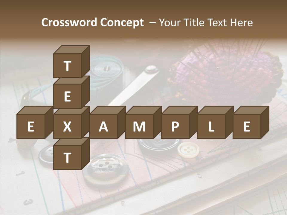 Things In Sewing PowerPoint Template
