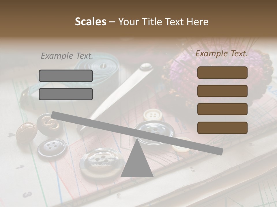 Things In Sewing PowerPoint Template