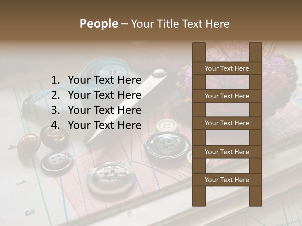 Things In Sewing PowerPoint Template