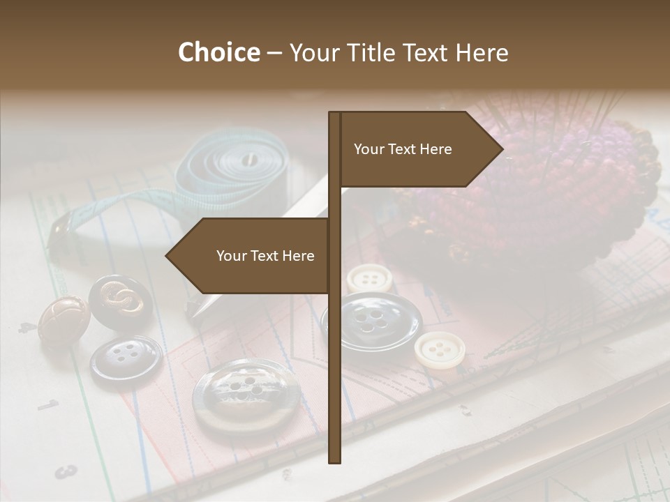 Things In Sewing PowerPoint Template