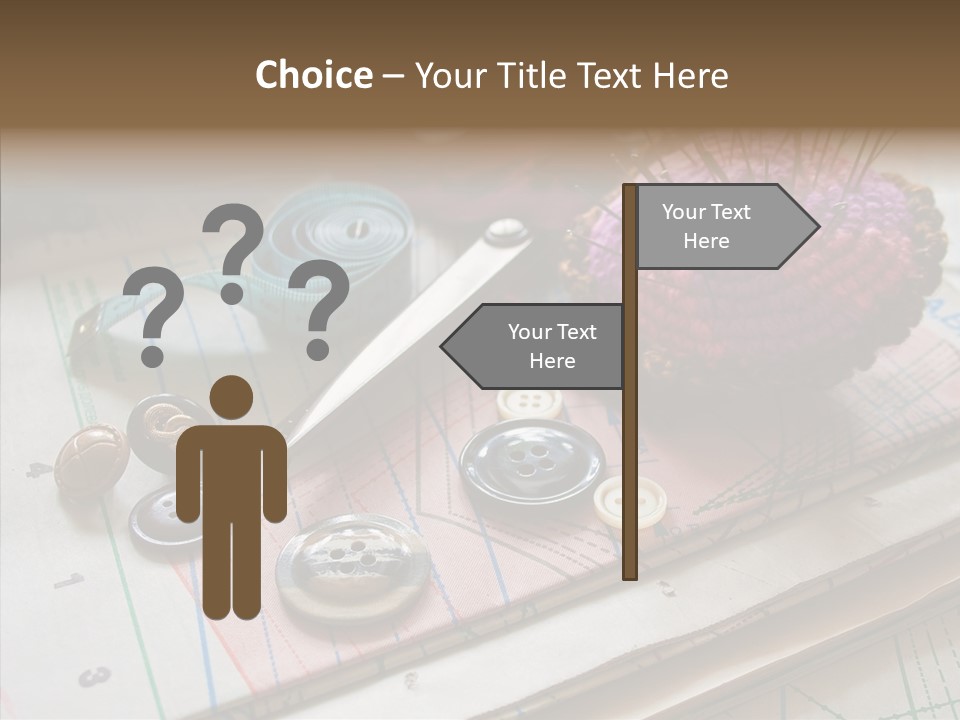 Things In Sewing PowerPoint Template