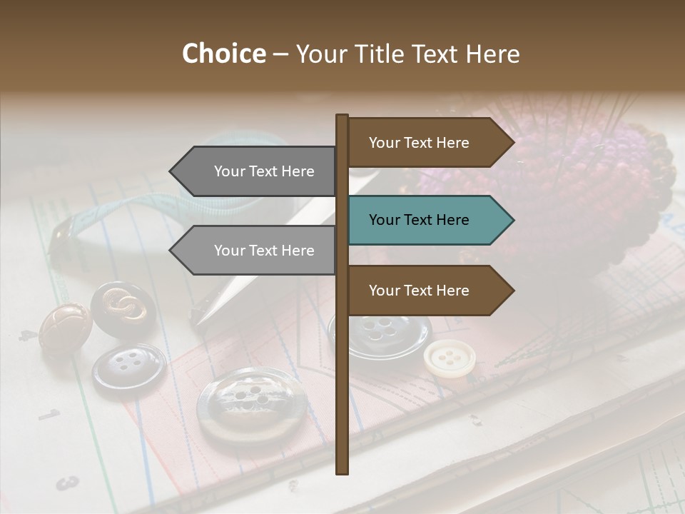 Things In Sewing PowerPoint Template