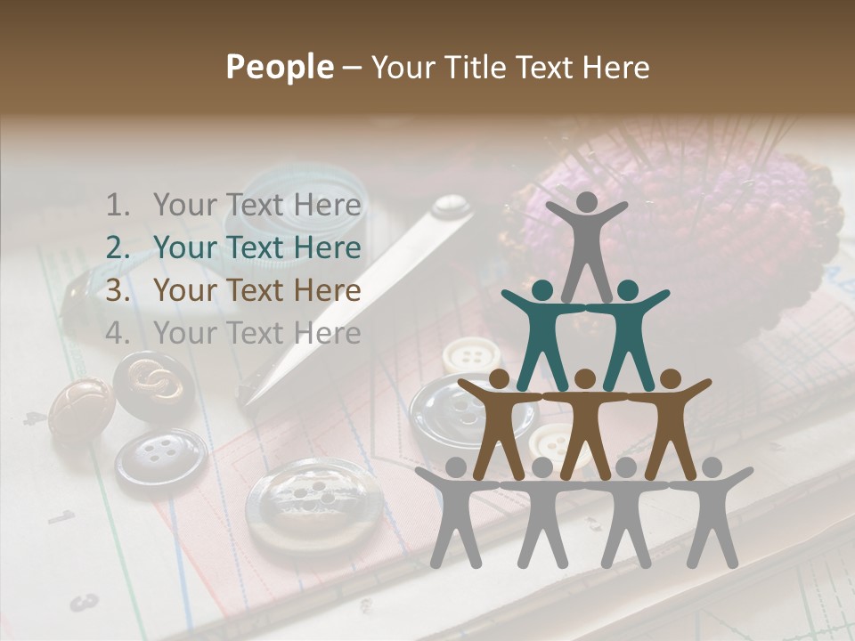 Things In Sewing PowerPoint Template