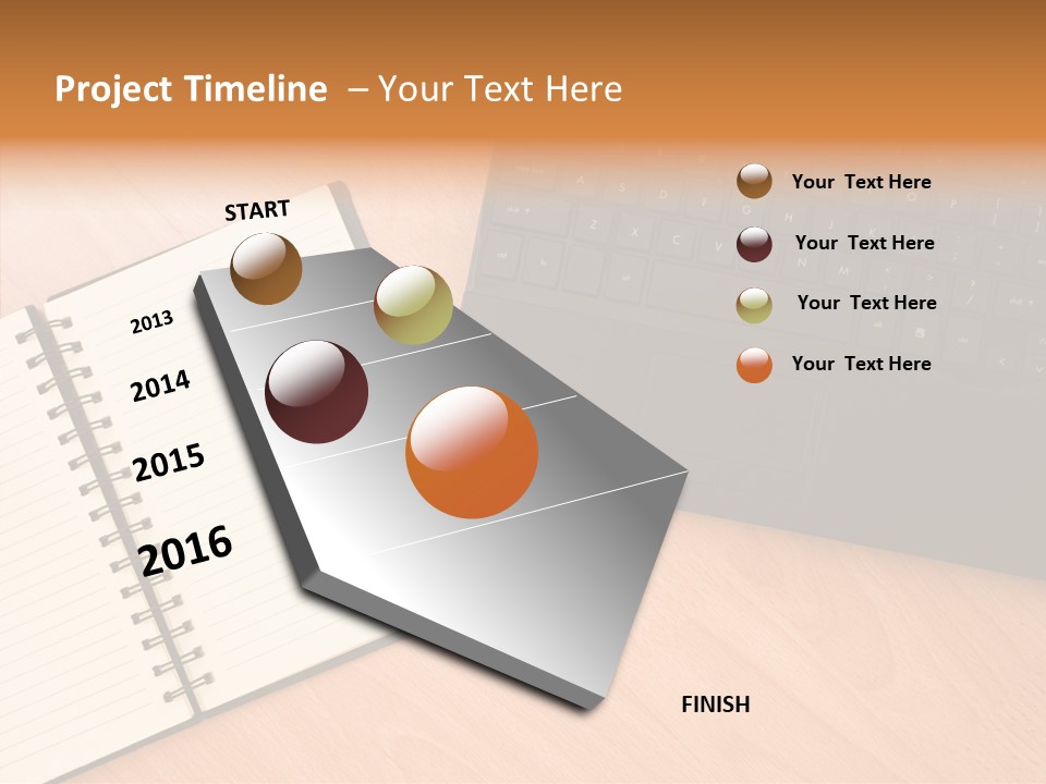 Table Business Paperwork PowerPoint Template