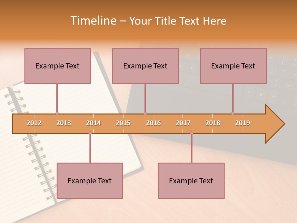 Table Business Paperwork PowerPoint Template