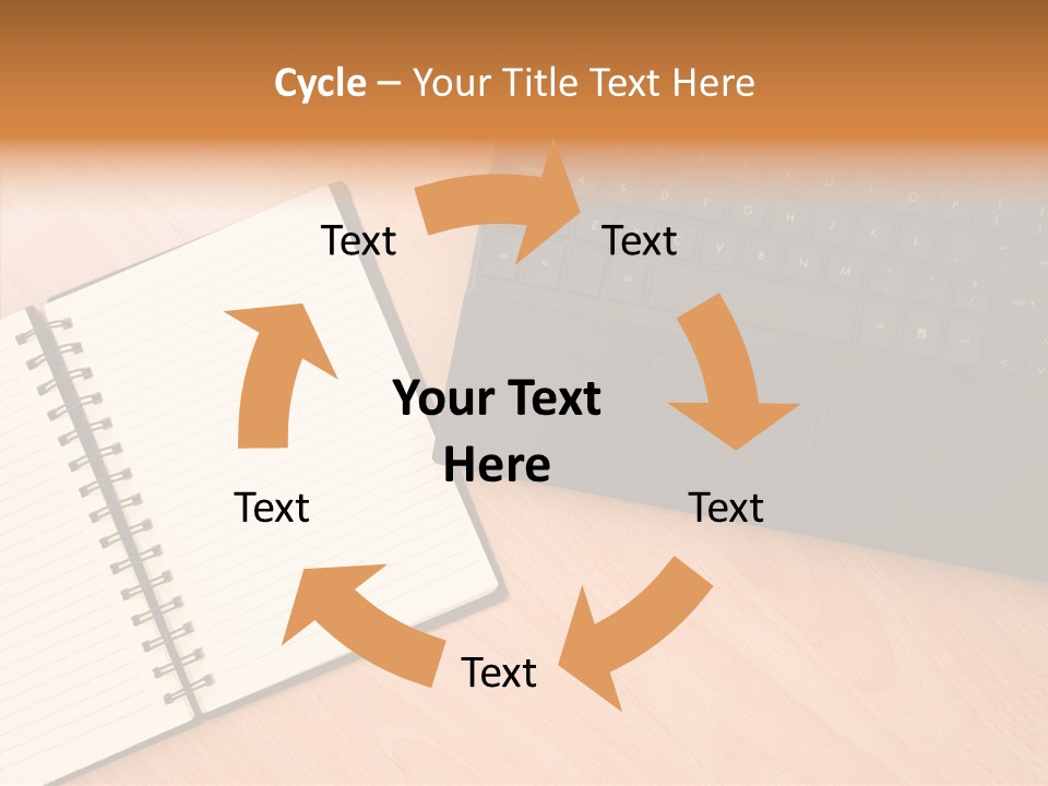 Table Business Paperwork PowerPoint Template