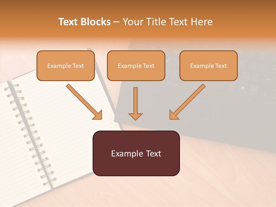 Table Business Paperwork PowerPoint Template