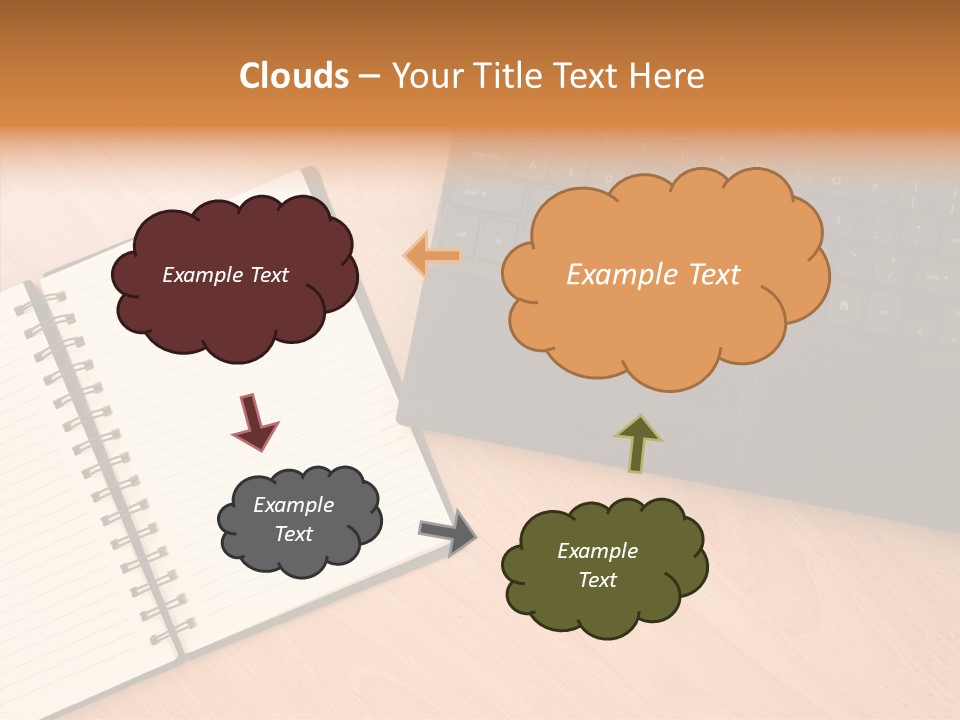 Table Business Paperwork PowerPoint Template