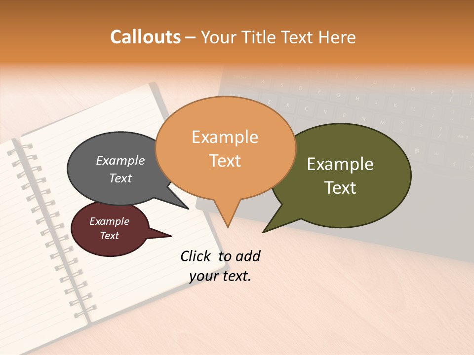 Table Business Paperwork PowerPoint Template