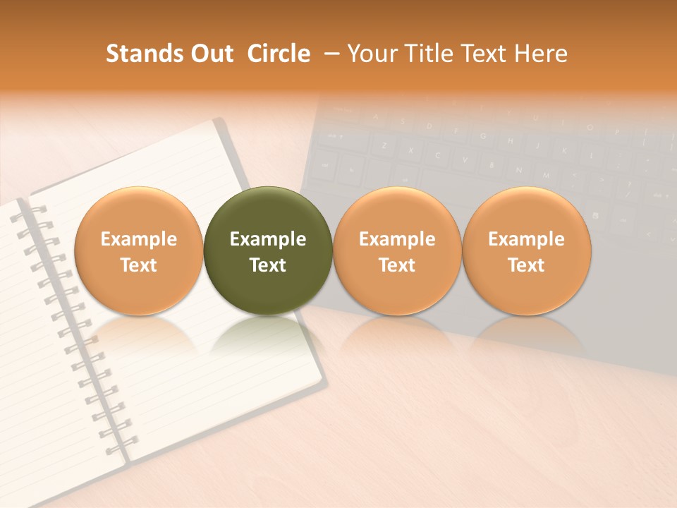 Table Business Paperwork PowerPoint Template