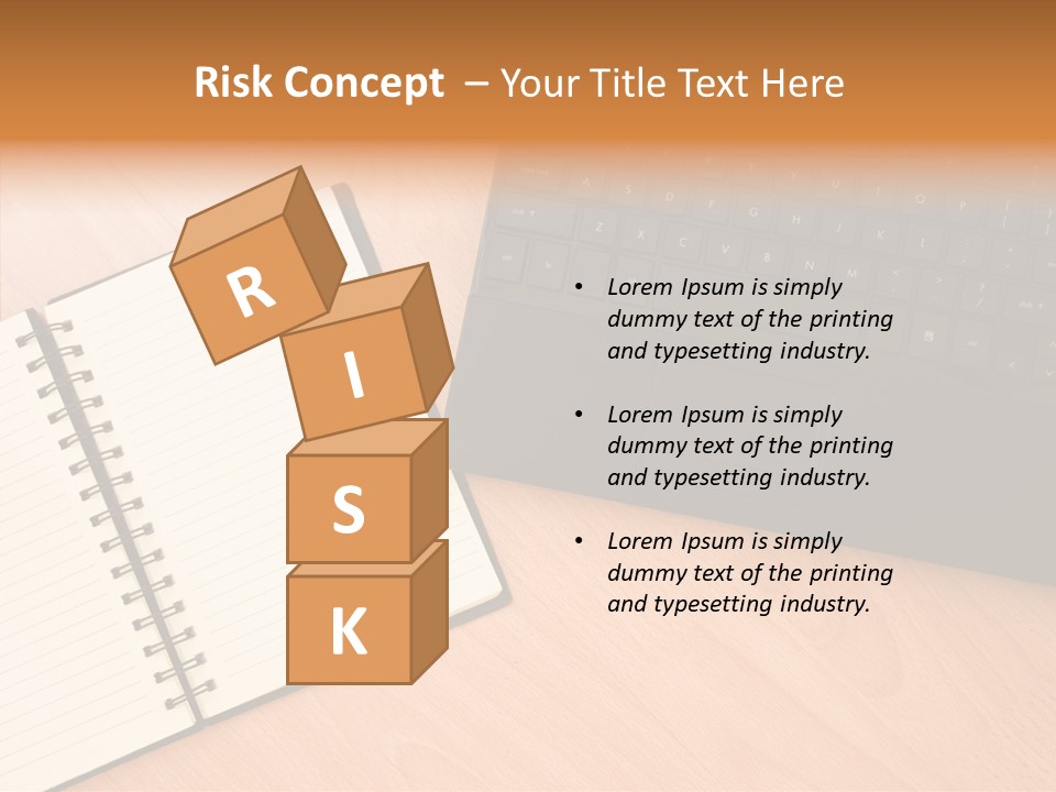 Table Business Paperwork PowerPoint Template
