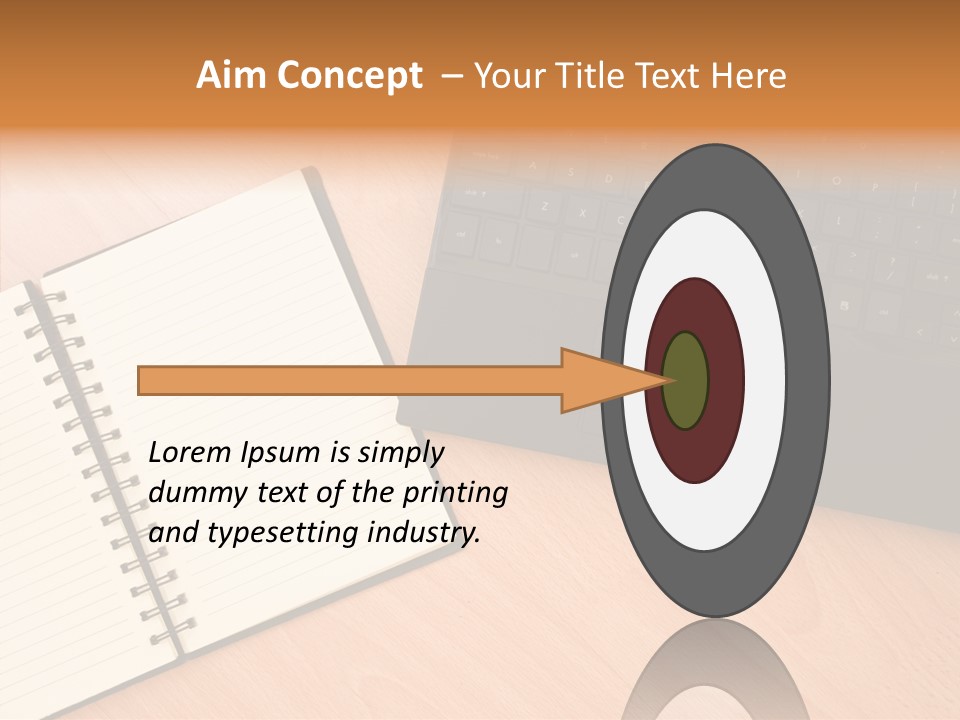 Table Business Paperwork PowerPoint Template