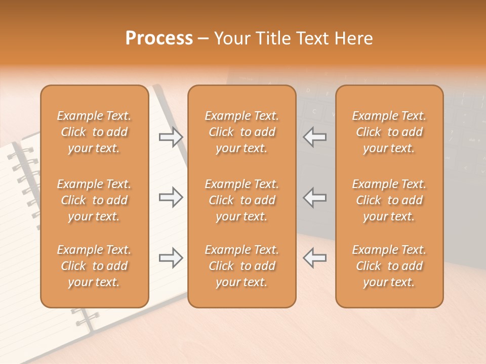 Table Business Paperwork PowerPoint Template