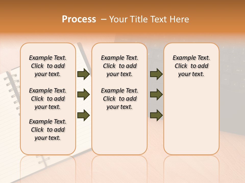 Table Business Paperwork PowerPoint Template