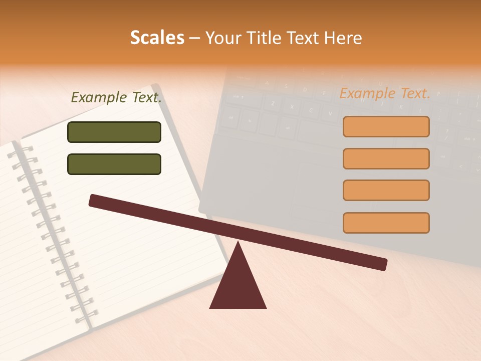 Table Business Paperwork PowerPoint Template