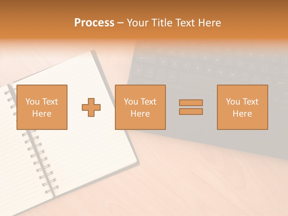 Table Business Paperwork PowerPoint Template