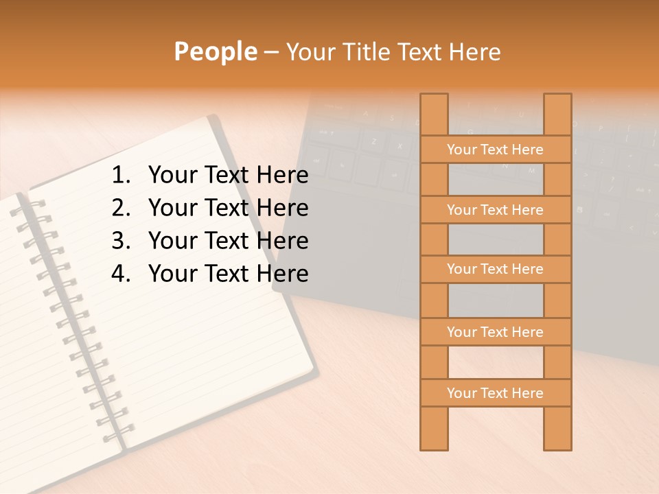 Table Business Paperwork PowerPoint Template
