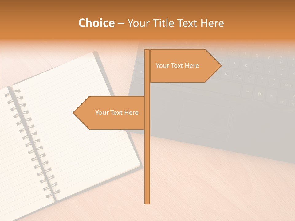 Table Business Paperwork PowerPoint Template