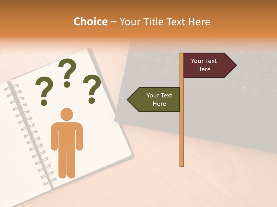 Table Business Paperwork PowerPoint Template
