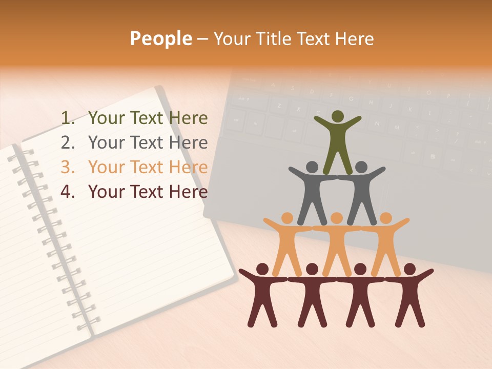 Table Business Paperwork PowerPoint Template