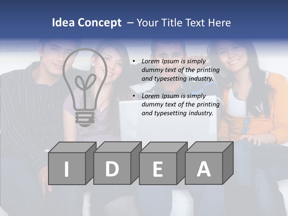 Geração Y PowerPoint Template