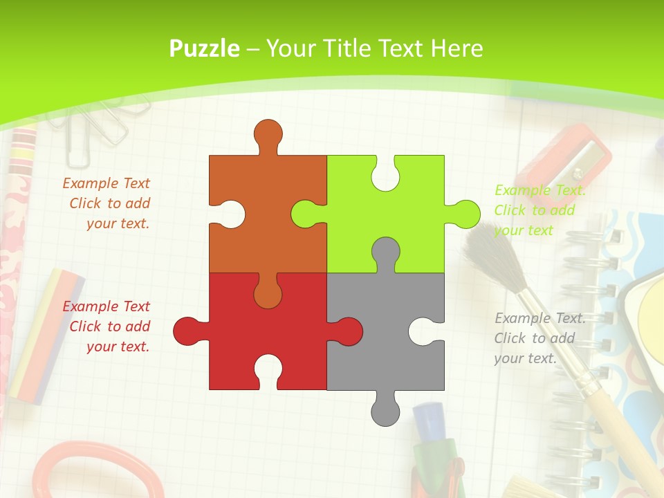 School Things PowerPoint Template