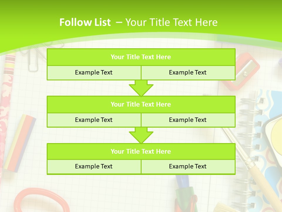 School Things PowerPoint Template