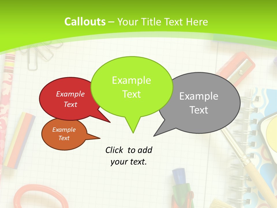 School Things PowerPoint Template