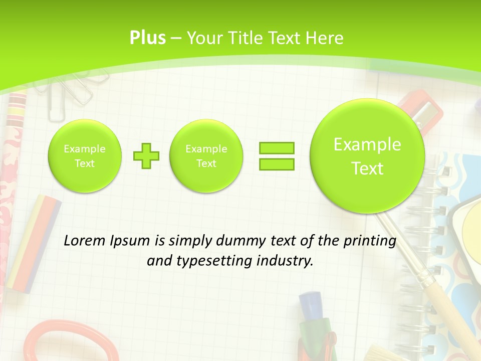 School Things PowerPoint Template
