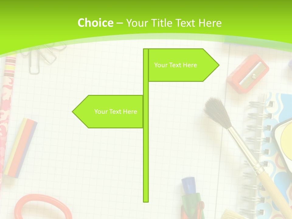 School Things PowerPoint Template