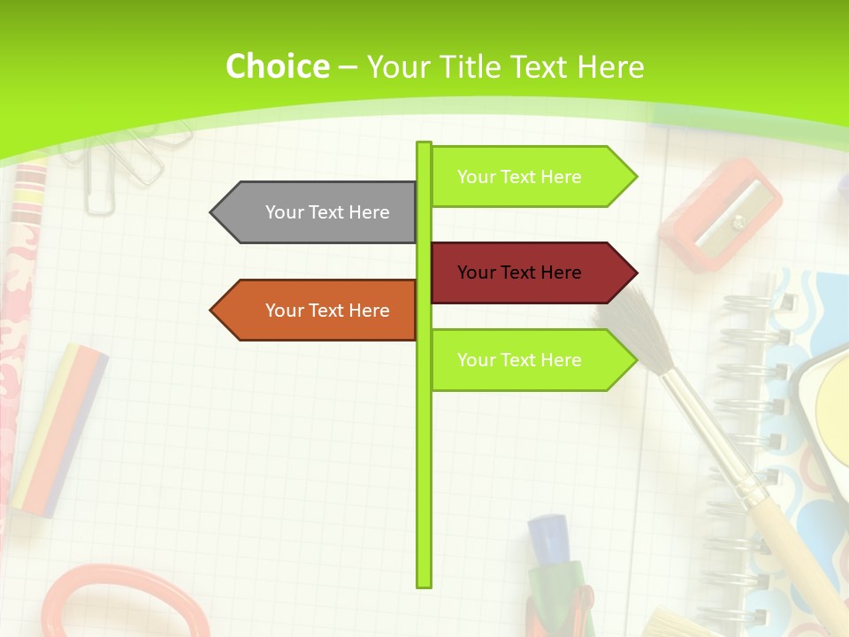 School Things PowerPoint Template