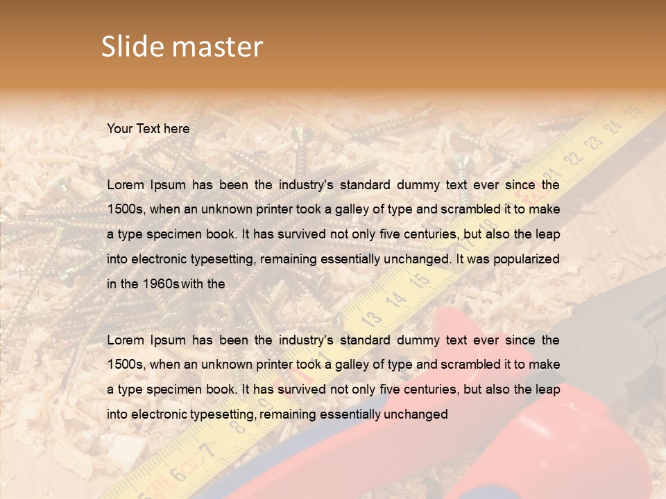 Equipment Object Adjustable PowerPoint Template