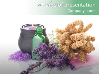 Spa Candles PowerPoint Template